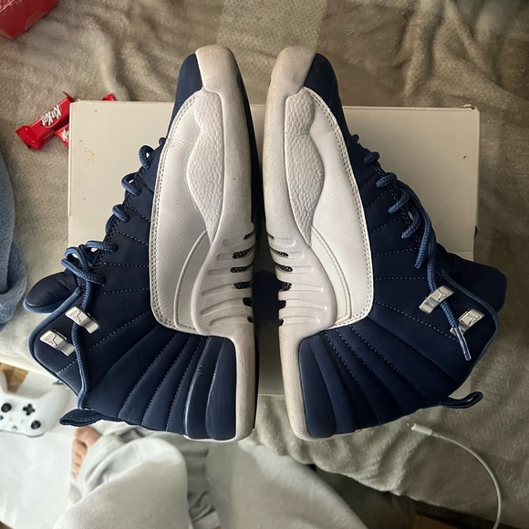 Jordan 12 Retro SE - Stone Blue says 6Y but converts to a women’s size 8 - Picture 4 of 6